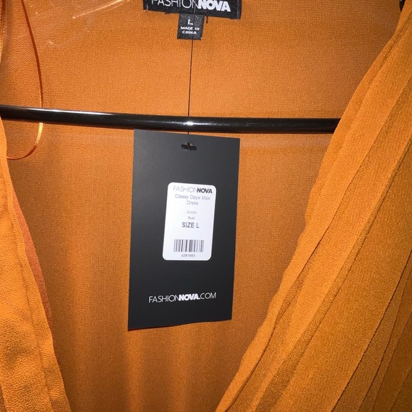 Burnt orange maxi dress - Picture 4 of 4